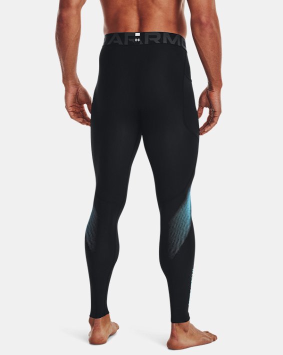 Men's HeatGear® Leggings, Black, pdpMainDesktop image number 1